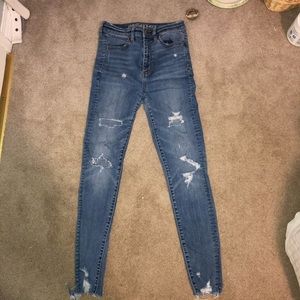 American Eagle highest rise jegging